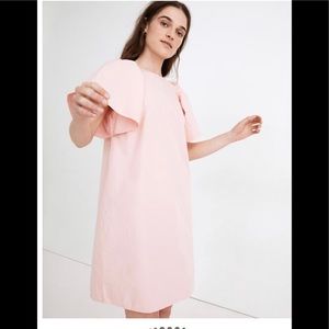 Madewell Fan Sleeve Poplin Mini Dress